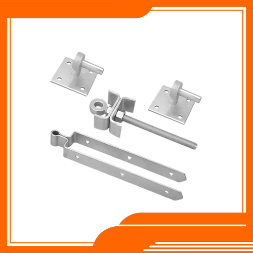 A-247 Adjustable Double Strap Field Gate Hinge set Galvanished